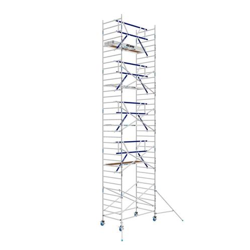 AGS Pro rolsteiger ASC 135 x 250 x 11,2wh enkelzijdig, Doe-het-zelf en Bouw, Steigers, Rolsteiger of Kamersteiger, Nieuw, 5 meter of hoger