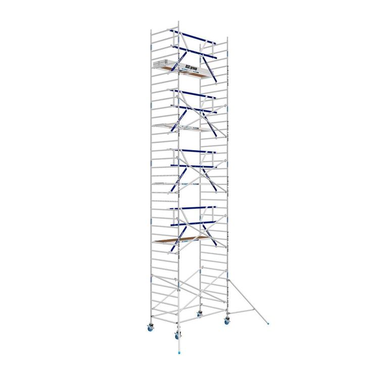 AGS Pro rolsteiger ASC 135 x 250 x 11,2wh enkelzijdig, Doe-het-zelf en Bouw, Steigers, Rolsteiger of Kamersteiger, Nieuw, 5 meter of hoger