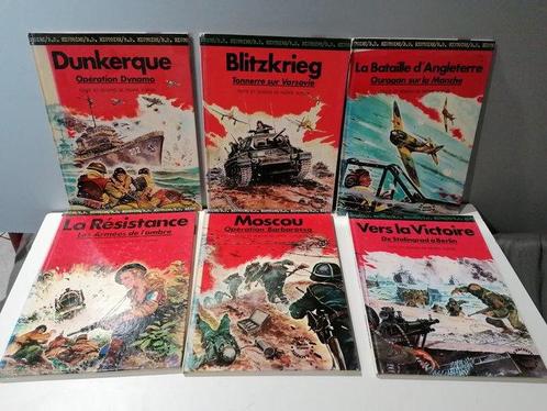 La Seconde Guerre Mondiale en bande dessinée T1 à T8 - 8x C, Boeken, Stripverhalen