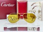 Cartier - Occhiali Vendome Santos Diamond 0,65 Carati -, Handtassen en Accessoires, Zonnebrillen en Brillen | Dames, Nieuw