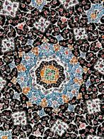 Bord - Brons - Geëmailleerde bronzen plaat, Antiek en Kunst