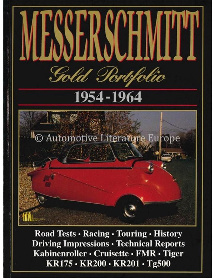MESSERSCHMITT 1954 - 1964 , GOLD PORTFOLIO (BROOKLANDS), Boeken, Auto's | Folders en Tijdschriften, Ophalen of Verzenden