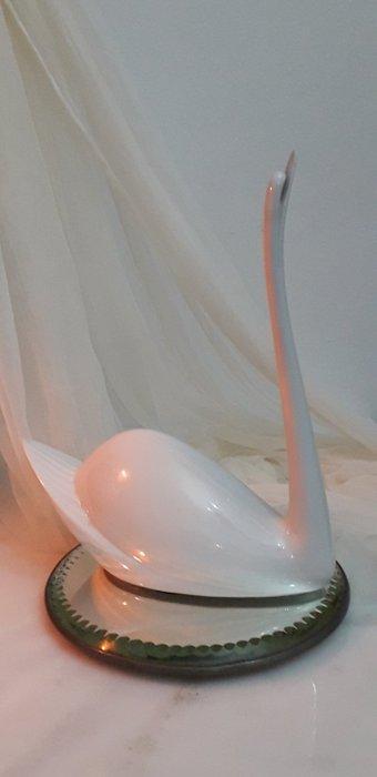 Royal Dux - Miniatuur beeldje - Swan - Porselein