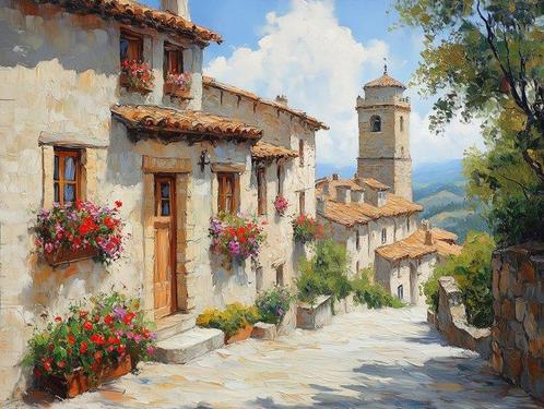 Irina Collins - Bell Breeze XL · NO Reserve, Antiek en Kunst, Kunst | Schilderijen | Modern