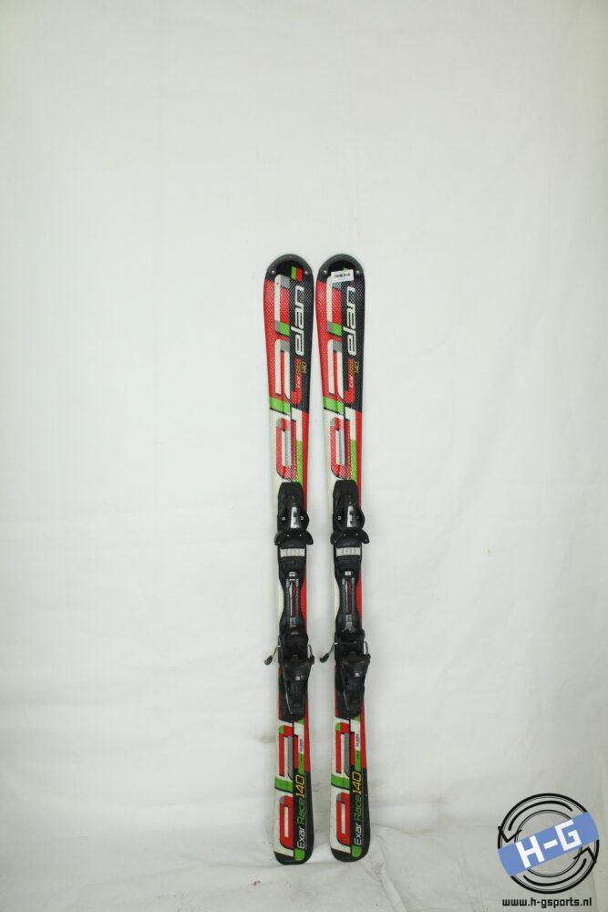 Refurbished - Ski - Elan Exar Race black - 140, Sport en Fitness, Skiën en Langlaufen, Ski, 140 tot 160 cm, Gebruikt, Overige merken