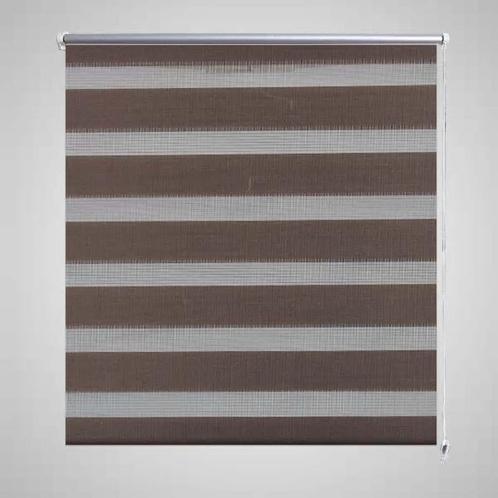 vidaXL Rolgordijn duo 80 x 175 cm koffiebruin, Huis en Inrichting, Stoffering | Gordijnen en Lamellen, Nieuw, Verzenden