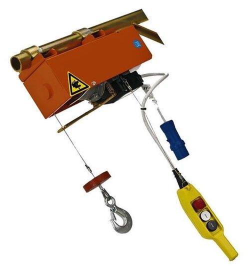 Elektrische lier 230V 0,1 ton met 14 meter hijshoogte enkele, Auto diversen, Aanhangers en Bagagewagens, Verzenden