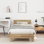vidaXL Bedframe Ambachtelijk Eiken Massief Eikenhout 90 x, Verzenden, Nieuw