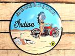 Indian Motorcycle - "A New Era of Speed" - emaille bord, Verzenden