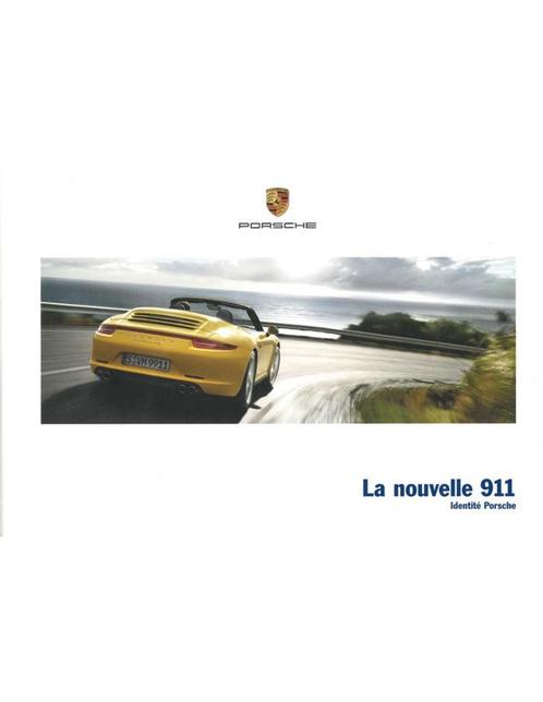2014 PORSCHE 911 CARRERA HARDCOVER BROCHURE FRANS, Livres, Autos | Brochures & Magazines