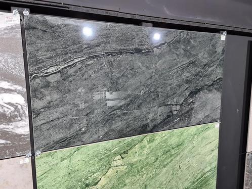 Milos Black / Zwart Hoogglans Marmerlook 120x120 Vloertegel, Doe-het-zelf en Bouw, Tegels, Ophalen of Verzenden