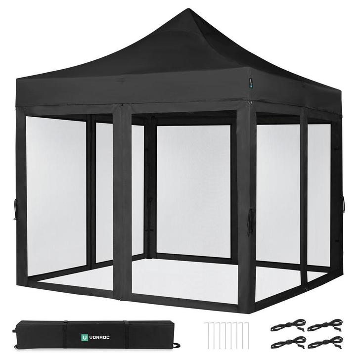 Partytent - 3x3m - Premium easy-up Partytent | Set incl., Tuin en Terras, Partytenten, Nieuw, Verzenden