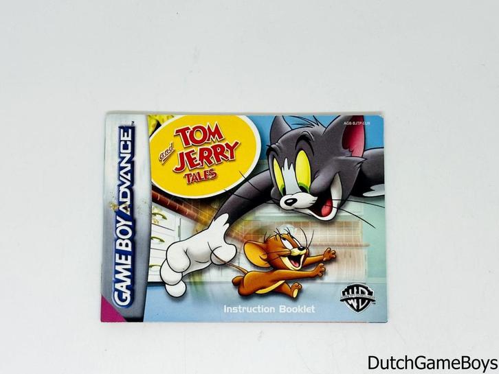 Gameboy Advance / GBA - Tom And Jerry Tales - EUR - Manual, Consoles de jeu & Jeux vidéo, Jeux | Autre, Envoi