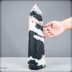 Majestueuze obelisk van zwarte toermalijn in kwarts -, Verzamelen