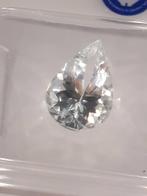 Certified Natural Goshenite (beryl) - 1.72 ct - pear shaped, Verzenden