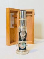 Microscoop - Ancien , rare , pliable , observations