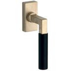 Draaikiepgarnituur Bauhaus ebben messing antiek, Doe-het-zelf en Bouw, Nieuw, Overige materialen, Klink of Kruk