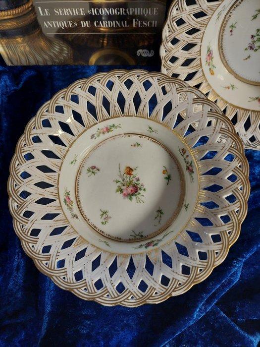 Sevres - Tafelmiddenstuk (2) - Corbeille basse - Porselein, Antiek en Kunst, Antiek | Glaswerk en Kristal