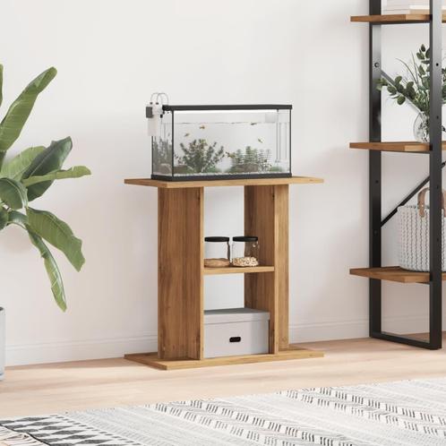 vidaXL Aquariumstandaard 60x30x60cm bewerkt hout artisanaal, Dieren en Toebehoren, Vissen | Aquaria en Toebehoren, Nieuw, Verzenden