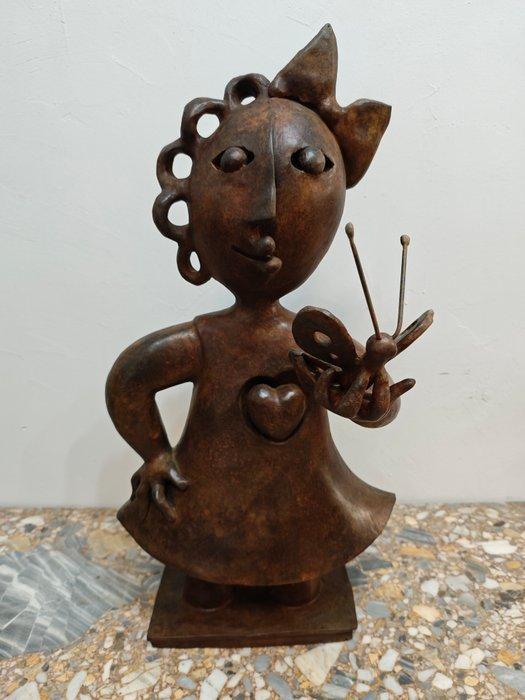 Juan García Ripollés (1932) - Mujer Mariposa - bronce, Antiek en Kunst, Kunst | Designobjecten