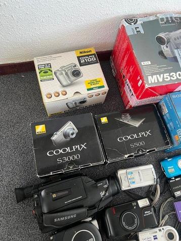 Canon, Nikon, Panasonic, Sony Big lot of 30x Compact Camera beschikbaar voor biedingen
