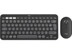 Logitech - Draadloos toetsenbord + muis - Azerty - Zwart, Verzenden, Logitech, Draadloos, Nieuw