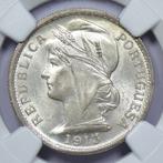 Portugal. Republic. 20 centavos 1913 - NGC - MS 63 - Rara, Timbres & Monnaies, Monnaies | Europe | Monnaies non-euro