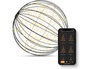 FlinQ Lichtbol Kerstverlichting Buiten Ø30 CM - Slimme Bol -, Verzenden