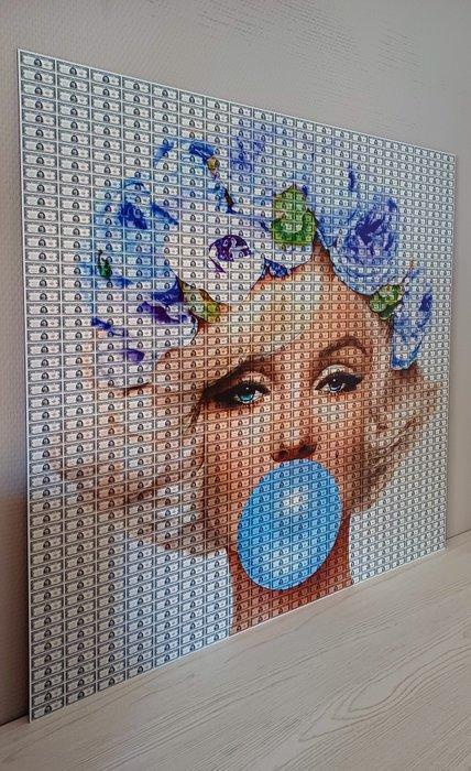 Kurotory - $10 Royal Blue Bubble Marilyn (LF), Antiquités & Art, Art | Objets design