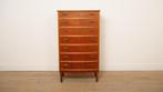 Vintage Deense ladekast | Teak | 7 lades | 122 cm, Huis en Inrichting, Ophalen of Verzenden, Nieuw