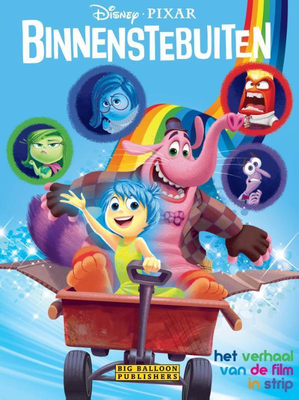 Binnenstebuiten 9789047803683 Pixar, Boeken, Stripverhalen, Gelezen, Verzenden