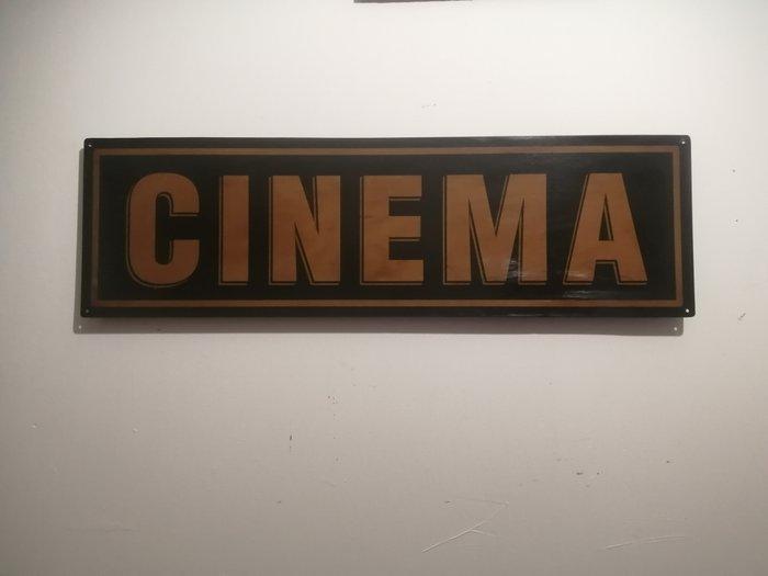 Cinema - Reclamebord - IJzer, Antiek en Kunst, Curiosa en Brocante