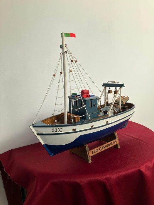 Maritieme objecten - vissersschip Caminha - Hout, Antiek en Kunst, Curiosa en Brocante