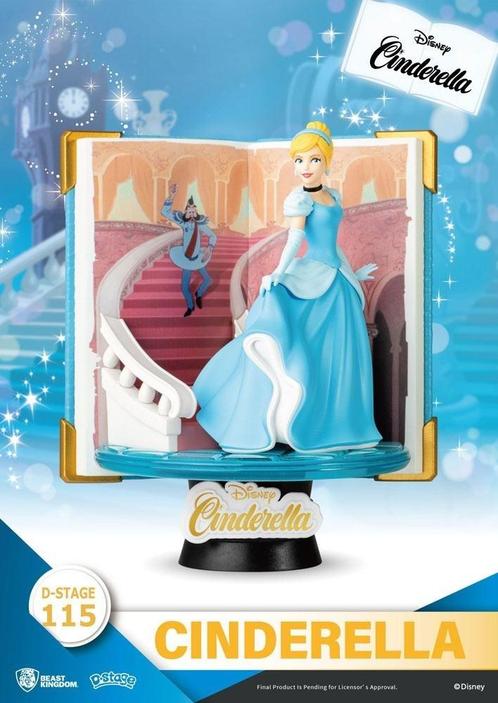 Disney Book Series D-Stage PVC Diorama Cinderella 13 cm, Collections, Disney, Enlèvement ou Envoi