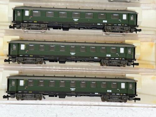 Fleischmann N - 8131, 8132, 8133k, 8135 - Ensemble de wagons, Hobby en Vrije tijd, Modeltreinen | N-Spoor