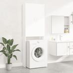 vidaXL Wasmachinekast 64x25,5x190 cm wit, Elektronische apparatuur, Wasmachines, Verzenden, Nieuw