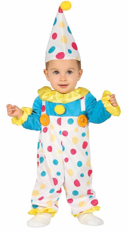 Clowns Kostuum Baby, Kinderen en Baby's, Carnavalskleding en Verkleedspullen, Nieuw, Verzenden