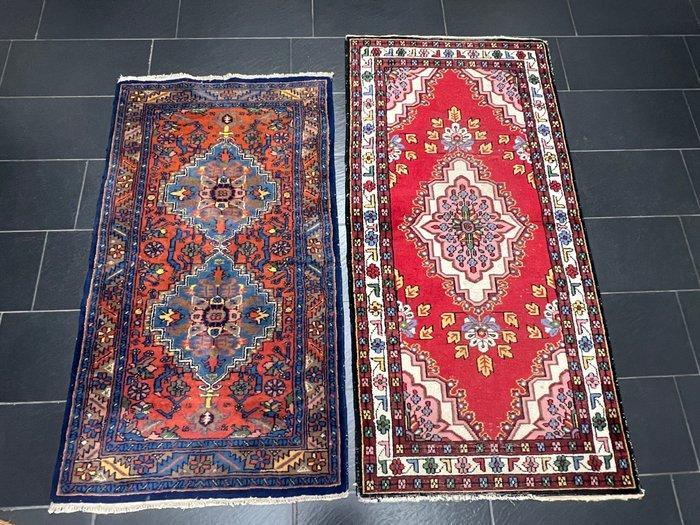 Heriz Art Deco - Vloerkleed - 165 cm - 90 cm, Huis en Inrichting, Stoffering | Tapijten en Vloerkleden