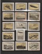 Duitse Rijk - Lot van 30 luchtvaart-dankvignetten uit de, Gestempeld