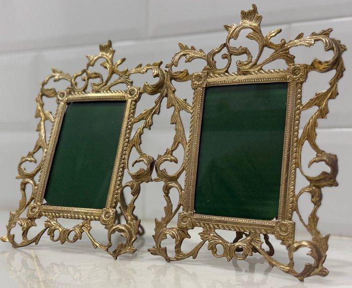 Fotolijst (2) - Verguld brons, Antiek en Kunst, Antiek | Overige Antiek