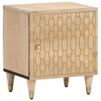 vidaXL Nachtkastje 40x33x46 cm massief mangohout, Huis en Inrichting, Slaapkamer | Nachtkastjes, Verzenden, Nieuw