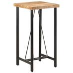 vidaXL Table de bar 55x55x107 cm bois massif de manguier, Maison & Meubles, Verzenden, Neuf