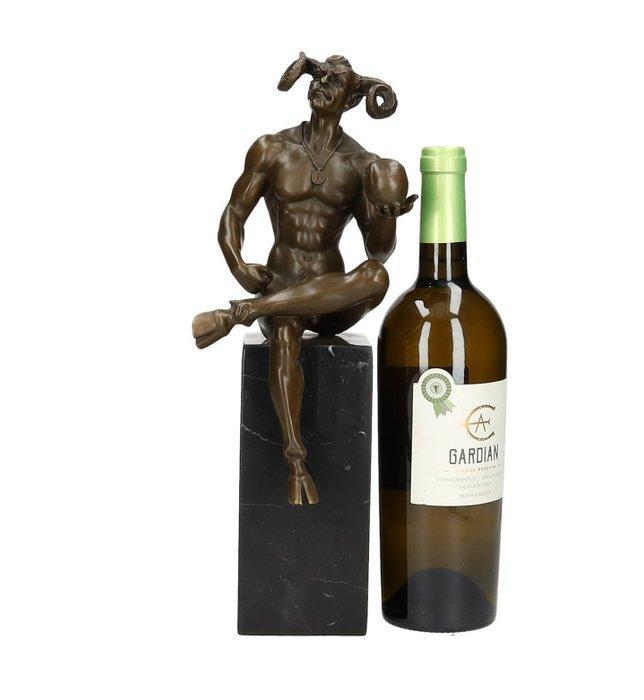 sculptuur, Demon - 36 cm - Brons, Marmer, Antiek en Kunst, Curiosa en Brocante