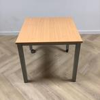 mobiele kantinetafel, (hxbxd) 74x80x80 cm, Beuken - grijs, Gebruikt, Bureau
