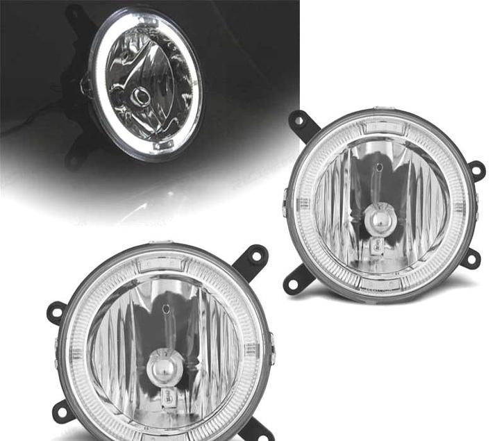 FEUX ANTI-BROUILLARD FORD MUSTANG 04-09 ANGEL EYES CHROMÉ, Auto-onderdelen, Verlichting, Verzenden