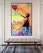 Gunnar Zyl (1988) - Girl with Balloon / Banksy & Zyl XXL, Antiek en Kunst