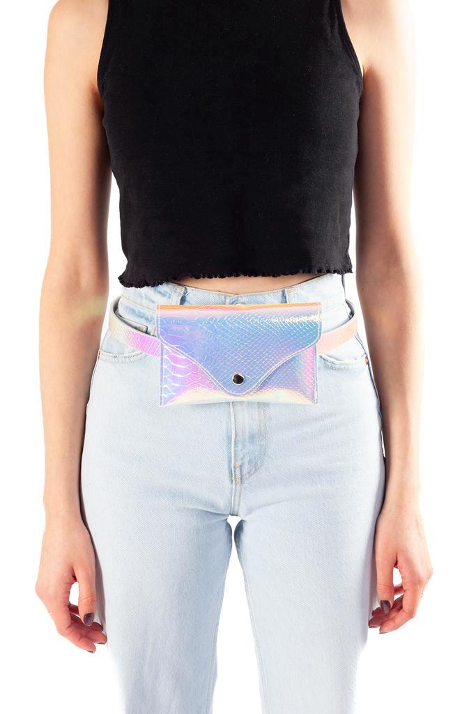 Klein Oliekleurigvelop Heuptasje Riem Slangenprint Iridescen, Bijoux, Sacs & Beauté, Sacs | Sacs Femme, Enlèvement ou Envoi