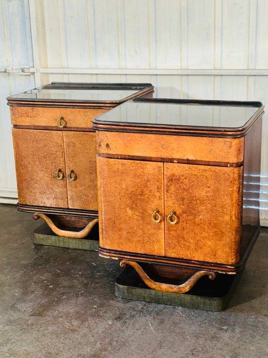 Nachtkastje (2) - Hout - Art deco comodini, Antiek en Kunst, Kunst | Designobjecten