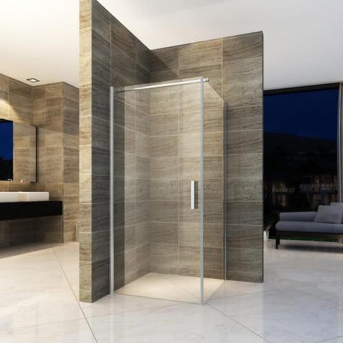 Aanbieding: BWS Douchecabine | Goodkoop | Vierkant 90x90cm |, Doe-het-zelf en Bouw, Sanitair, Douche, Nieuw, Chroom, Ophalen of Verzenden