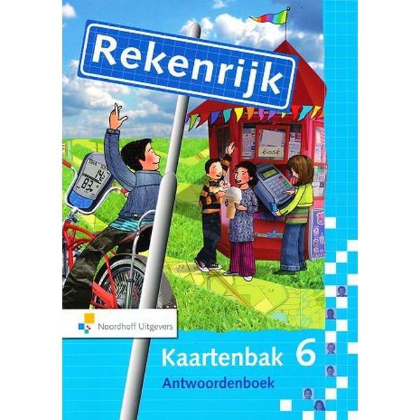 Rekenrijk versie 3 Antwoordenboek Kaartenbak groep 6, Livres, Livres scolaires, Envoi